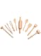 Fox Run Junior Cooking/Baking Tools Set, 8 x 3.25 x 3 inches, Brown