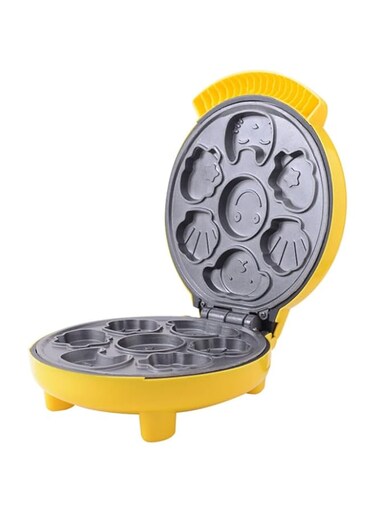 BLUNOA Animal Mini Waffle Maker Machine Electric Belgian Waffle Maker Double-Sided Uniform Heating Makes 7 Fun Different Shaped Fluffy Waffles Pancakes 1000W