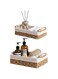 2 Pack Bathroom Baskets for Organizing, Small Wicker Basket for Bathroom Organizer, Round Paper Rope Storage Basket for Bathroom Countertop