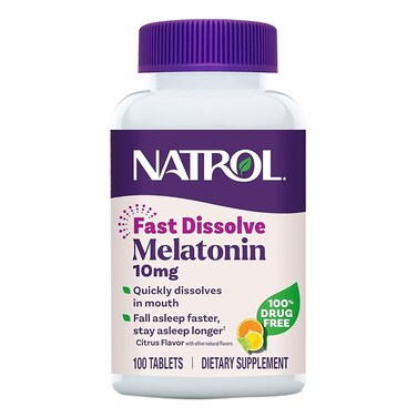 Natrol - Melatonin 10mg Fast Dissolve - Citrus - 100 Tablets