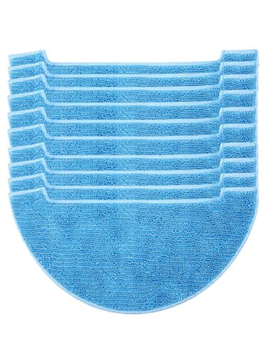 Electropan Accessories Parts 10pcs Microfiber Mop Cloth Replacement for ILIFE V8s Robotic Mop &amp; Vacuum Cleaner