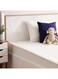 Home Solicity Fitted Sheet 120x200+33cm - Snow White