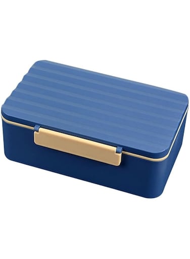 ROYALDEALS - RD Portable School Tableware Office Bento Storage Box Plastic Lunch Box Meal Box Food Container Storage for Sandwich, Fruit, Lunch, Snacks, Pasta, School &amp; Travel (Multicolor, 900 ML)