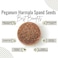 AWAFI MILL Peganum Harmala Spand Seeds - Premium Quality - Traditional Aromatic Spice - Spiritual and Cultural Significance (Bottle of 50 gram / 1.7 Oz)