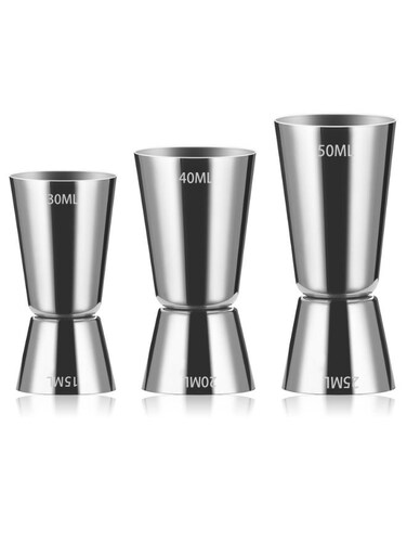 3 Pcs Stainless Steel Double Jigger Set, Cocktail Measuring Cups, Double Jigger Spirit Measuring Cup, Cocktail Double Measure Scale, Professional Drinks Measuring Cup, 15/30ml, 20/40ml, 25/50ml3 Pcs Stainless Steel Double Jigger Set, Cocktail Measuring Cups, Double Jigger Spirit Measuring Cup, Cocktail Double Measure Scale, Professional Drinks Measuring Cup, 15/30ml, 20/40ml, 25/50ml3 Pcs Stainless Steel Double Jigger Set, Cocktail Measuring Cups, Double Jigger Spirit Measuring Cup, Cocktail Double Measure Scale, Professional Drinks Measuring Cup, 15/30ml, 20/40ml, 25/50ml