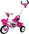 Lovely Baby Kids Tricycle Lb 475H For Toddlers 1-3, Baby Balance Bike with Pedal Conversion, Steel Frame, Parent Push Handle, Lightweight 4.3Kg Trike For Boys and Girls, Fully AssembLED (Pink)