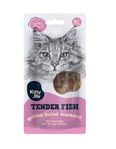 Kitty Joy Tender Fish Grilled Boiled Mackerel Cat Treats 25g