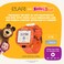 Elari KidPhone Masha and the Bear &ndash; 4G Kids Smart Watch Phone GPS Tracker for Boys and Girls, KidGram messenger with safe content, 2-way audio and video calls, SOS button, 2 cameras (Orange)