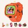 Elari KidPhone Masha and the Bear &ndash; 4G Kids Smart Watch Phone GPS Tracker for Boys and Girls, KidGram messenger with safe content, 2-way audio and video calls, SOS button, 2 cameras (Orange)