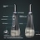 Oral Irrigator Portable Rechargeable Dental Flossers with 5 Modes &amp; 6 Tips with 300ml Water Tank for Home and Travel (Black)
