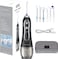 Oral Irrigator Portable Rechargeable Dental Flossers with 5 Modes &amp; 6 Tips with 300ml Water Tank for Home and Travel (Black)
