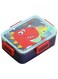 Cute Cartoon Pattern Plastic Lunch Box for Kids, BPA-Free Bento Tiffin Box with 2 Compartments, Leakproof Lunch Container with Soup Box &amp; Spoon, Ideal for School &amp; Travel (Dinosaur )