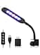 hygger 0.5~5 Gallon Nano Tank Mini Clip-on Aquarium Light with White Blue Red LEDs Fish Tank Lighting Built-in Timer 5 Brightness Levels 6W with USB Port (Include Power Plug)