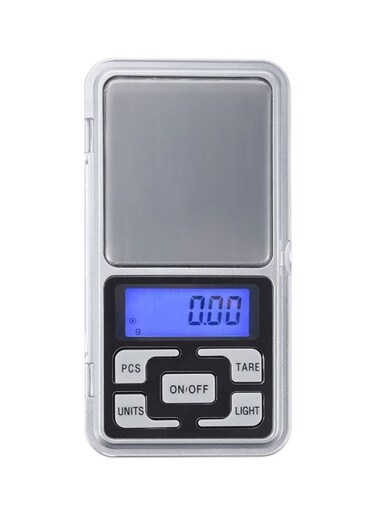 Electronic Digital Pocket Scale Silver/Grey