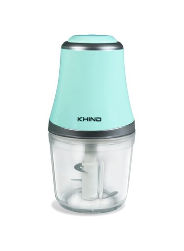 KHIND Electeric Chopper 2L White  Mini Food Proceoor For Kitchen With Transprent Bowl Dual Speed, Stainless Steel Perfect for Salads, Salsa, Guacamole, Pesto, Curry Pastes &amp; More - 2 Year Warranty