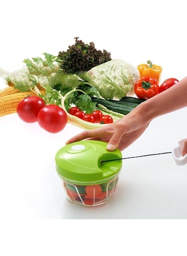 Dorliona Essential Kitchen Tools Onion Vegetable Chopper Multifunctional Hand Speedy Fruits Chopped Shredders Slicers Accessories Tool : White