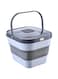 NC Airtight Food Storage Containers Set Cereal Rice Food Storage Collapsible Foldable Rice Storage Storage Container with Lid Folding Dry Bucket Airtight Locking Flour Sugar Leakproof Kitchen Pantry