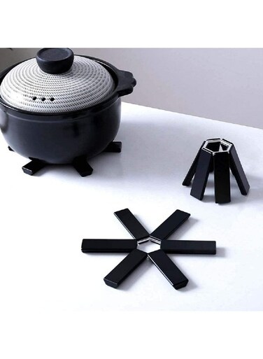 Heat Insulation Pad, Creative Folding Placemats, Bowl Cup Pad, Non-Slip Heat-Resistant Washable, Used Multi Purpose for Pots and Pans Kitchen Accessories Hot Dish Table Pot Holders