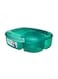 Sistema Triple Split Lunch Box &amp; Yogurt compartment 2L Green : Multi-Compartment - Meal Container - Leak-proof - Portable - Lunch Container Green
