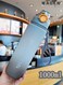Sports Water Bottle,Cutiecute 34 oz Motivational Water Bottle with Time Marker &amp; Straw-BPA Free &amp; Leakproof Frosted Portable Reusable Fitness Sport 1L Water Bottle for Office Gym Workout (Grey)