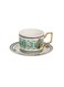 Gold Handle Ceramic Mugs Porcelain Coffee Cups With Real Gold Depiction Ceramic Cups