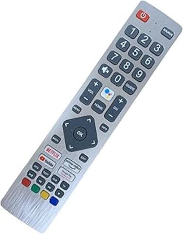 New Replacement Remote Control, Remote Control Fit, Universal Remote Control Compatible with Sharp Aquos UHD Smart TVs, SHW/RMC/0133 Remote Control with Google Play, Prime Video, NETFLIX