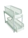 Portable 2 Tier Basket Drawer Kitchen And Bathroom Cabinets
