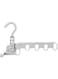 Multi Functional Gray Clothes Hanger Space Saving Clothes Hangers Slip Hangers Travel Essential Foldable Coat Hangers Perfect for Home and Travel Use Durable Lightweight Design for Easy Storage
