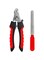 KTHZI Dog Nails Clippers Trimmer with Safety Guard to Avoid Over-Cutting, Razor Sharp Blades with Bonus Dog Nail File, Cat Claw Clippers with Sturdy Non Slip Handles for Pets Dog Cat（Red &amp; Black）