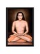 Zig Zag Mahavatar Babaji Photo Frame For Wall Table Size Small (6x8 inches, Acrylic Glass),Black