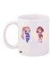 Anime Girls Printed Coffee Mug White/Purple/Pink