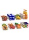 KICHLY Stackable Fridge Organisers - Set of 8 Storage Containers with Handles - Multipurpose Organizer Boxes For Kitchen, Fridge, Cupboard, Snacks, Cans, Tins, Pantry, Under Sink - BPA Free (Clear)