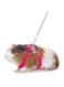 2 Pack Adjustable Hamster Leash Harness for Harness for Ferret Baby Rabbit Hamster Rat Mouse Leash Lead with Bell (Pink)