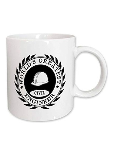 Worlds Greatest Civil Engineer Award Ceramic Mug Multicolour