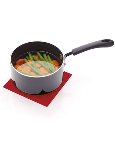 KITCHENCRAFT Colourworks Heat Resistant Silicone Brights Trivet, 16 cm Length, Multicolor