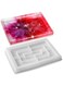 DELFINO Tray Molds, Large Tray Molds for Resin Casting, Cool Rolling Tray Epoxy Silicone Molds Easy to Release Rectangle Resin Casting Molds with Edges.