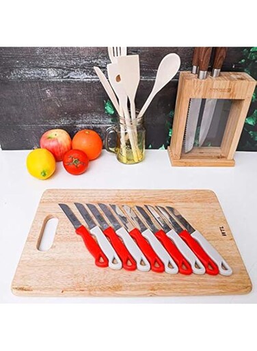 Delcasa 10Piece Set Paring Knife Set, Multi-Colour, Dc1761