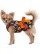 Small Dog Dresses Halloween Pumpkin Ghost Puppy Costumes with Bow Tie Pets Outfits for Festival Party (Black, M)