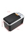 12L Portable Car Fridge Cooler Box, Electric Mini Refrigerator w/ Digital Display &ndash; Black &amp; White