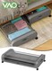 Under Bed Storage with Wheels, Under Bed Storage Containers with Clear Lids, 36L Under the bed storage Organizer Bins, Rolling Under Bed Metal Drawer for Clothes,Shoes,Toys