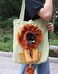 Pet Canvas Shoulder Carrying Bag, Cute Lion-Shaped Pet Canvas Shoulder Bag Cat Carrier, Portable Cats Small Pet Canvas Tote Chest Bag, Pet Carrier for Small Dogs and Cats Pet Supplies (Light Green)
