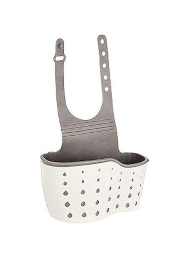 Kitchen Sink Shelf,Soap Sponge Drain Rack Holder,Double Decker Hanging Basket Storage