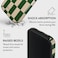 Burga Luxury Styled Fashion iPhone 16 Pro Case Compatible with Double Layer Silicone Protective Case Ivy League