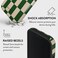 Burga Luxury Styled Fashion iPhone 16 Pro Max Case Compatible with Double Layer Silicone Protective Case Ivy League