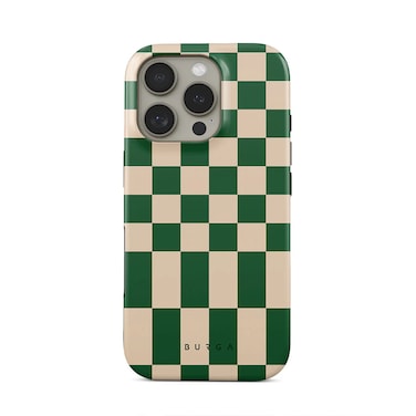 Burga Luxury Styled Fashion iPhone 16 Pro Max Case Compatible with Double Layer Silicone Protective Case Ivy League