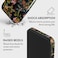 BURGA iPhone 16 Pro Max Phone Case: Double Layer Silicone Protective Case Bloomy Garden