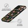 BURGA iPhone 16 Pro Phone Case: Double Layer Silicone Protective Case Bloomy Garden