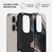 Burga Luxury Styled Fashion iPhone 16 Pro Max Case Compatible with Double Layer Silicone Protective Case Magic Night