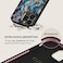 BURGA iPhone 16 Pro Case: Mystic River Blue Marble Design with MagSafe Compatibility for Stylish and Elegant Protection