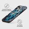 BURGA iPhone 16 Pro Max Case: Mystic River Blue Marble Design with MagSafe Compatibility for Stylish and Elegant Protection